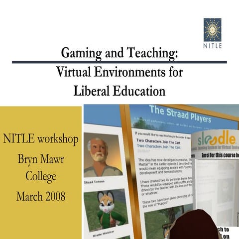 Gaming and education overview