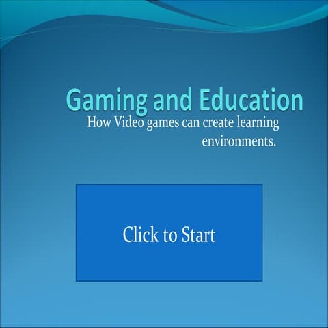Gaming and education