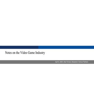 Video Game Industry Trends