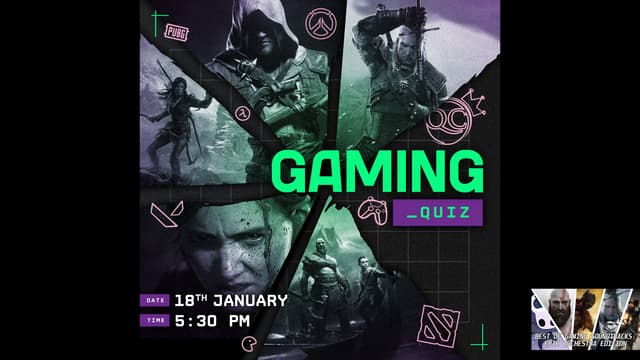 Gaming quiz 2022 (Prelims + Finals)