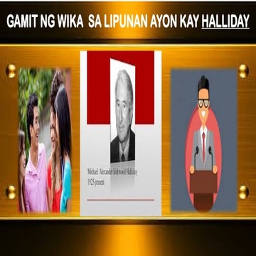 Komunikasyon at Pananaliksik sa Wika at Kulturang Pilipino- Gamit ng Wika sa ...