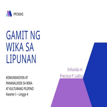 Gamit ng Wika sa Lipunan-Komunikasyon.pptx