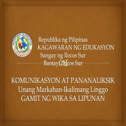 GAMIT NG WIKA SA LIPUNAN-Ikalimang Linggo.pptx
