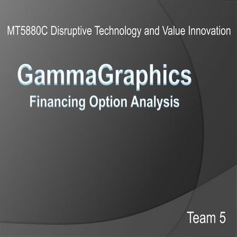 Gammagraphics Case Study