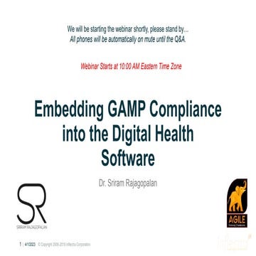 Embedding GAMP Compliance into Digital Health Software - The Case of SpiraPlan