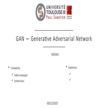 GANS (generative adversarial networks  )