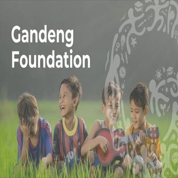 Gandeng foundation pitch deck