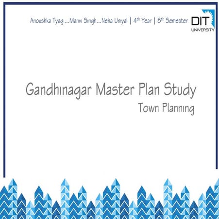 Gandhinagar town planning and master plan study