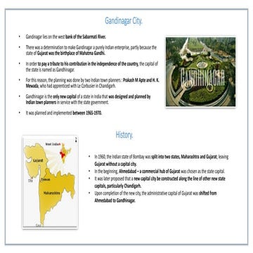 Gandhinagar city case study