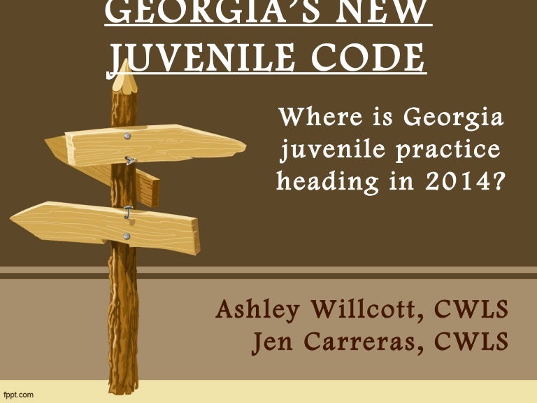 Georgia's Juvenile Code Revised - An Overview