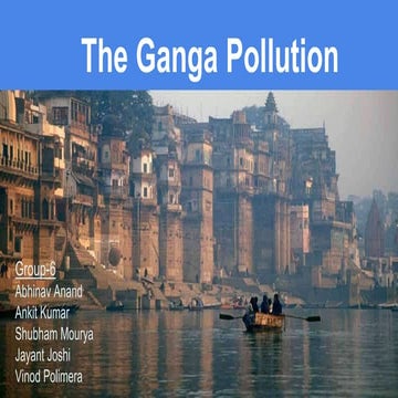 Ganga pollution