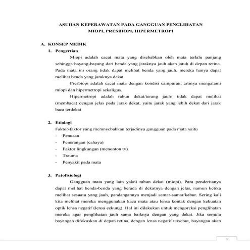 Gangguan penglihatan AKPER PEMKAB MUNA 