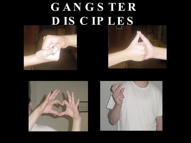 Gang Signs And Symbols