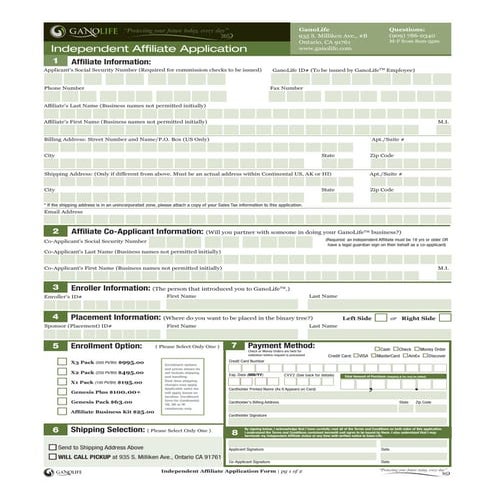 Ganolife affiliate application eng   rd