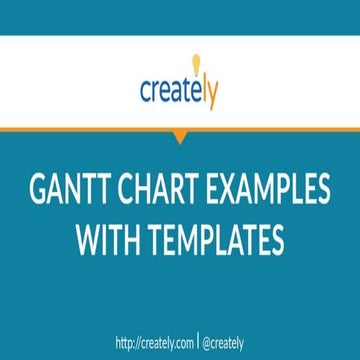 Gantt Chart Examples with Editable Templates