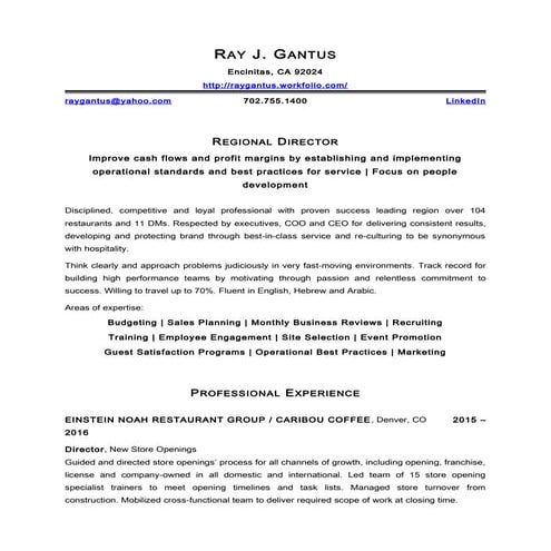 Kalendrix Cook - Resume (2016) 4.0 | DOCX