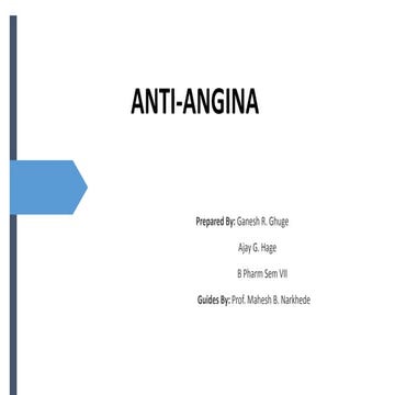 druge  anti angina