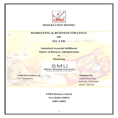 11518224 marketing-strategy-of-itc-ltd