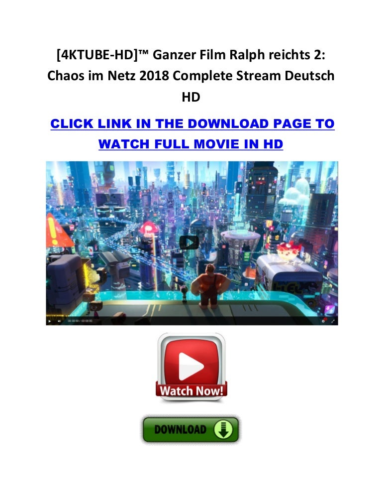 Kinofilm™ Ralph reichts 2: Chaos im Netz Komplett Film ...