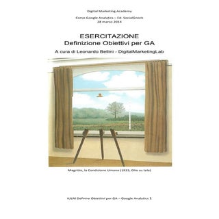 Creare Obiettivi con Google Analytics