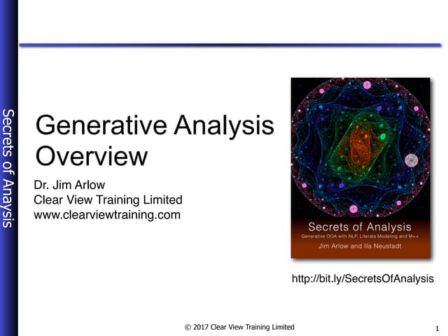Generative Analysis Overview