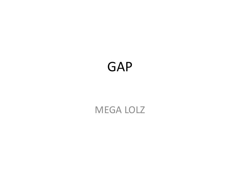 The GAP test slides.