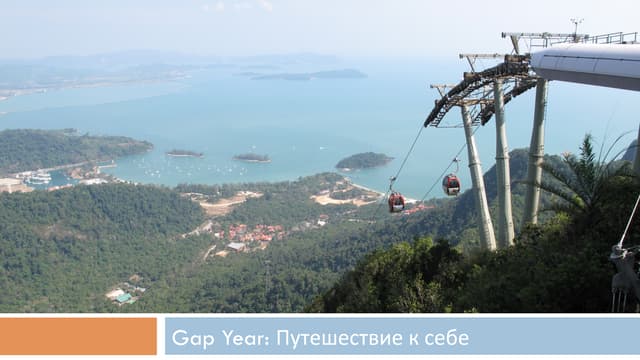 Gap year: Путешествие к себе