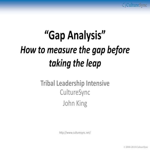 Gap Analysis