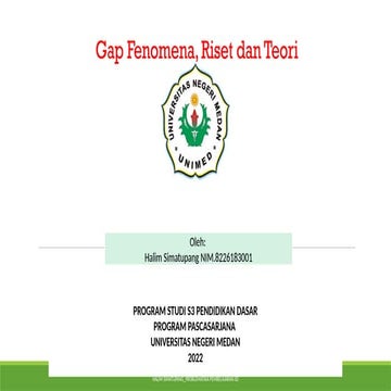 Gap Fenomena_Riset_Teori pembelajaran.pptx