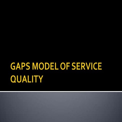 Gaps model 