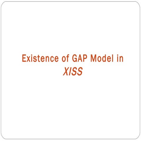 standard gap model | PPTX