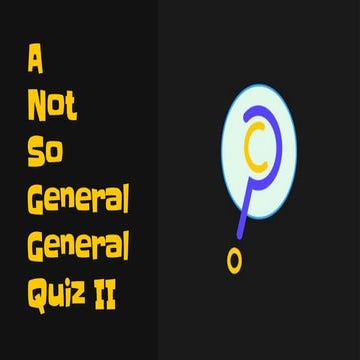 High School Quiz (General Quiz) 2018-19!