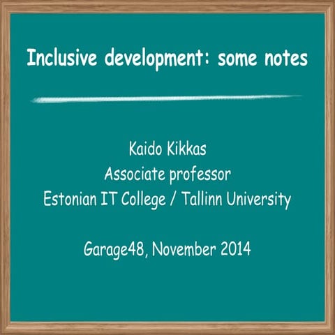 Garage48 accessibility talk 261114