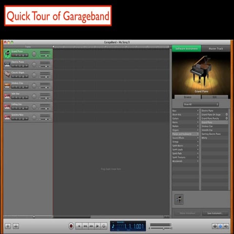 Garagebandoverview