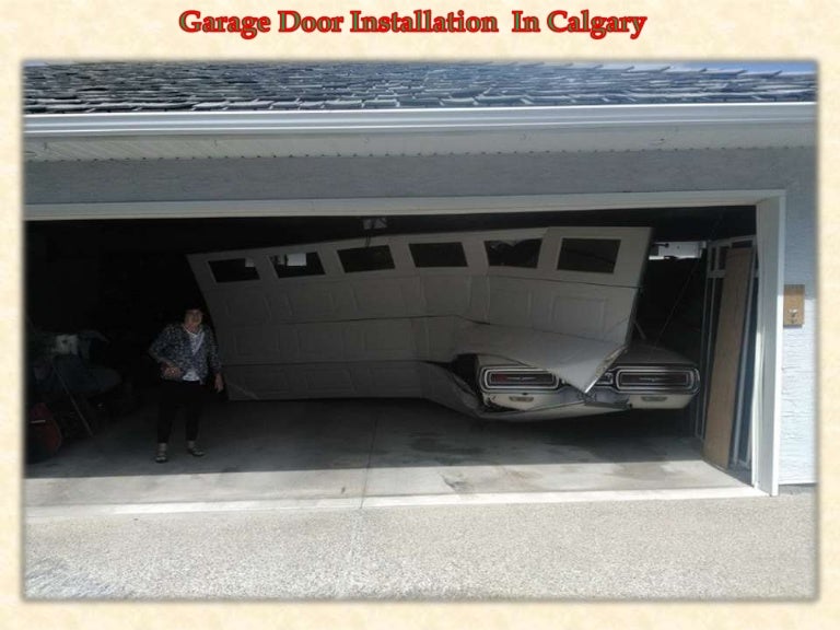 Garage door installation In calgary