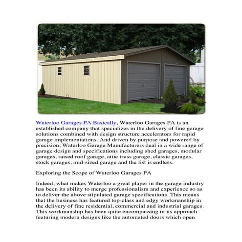 Wood garage. | PDF