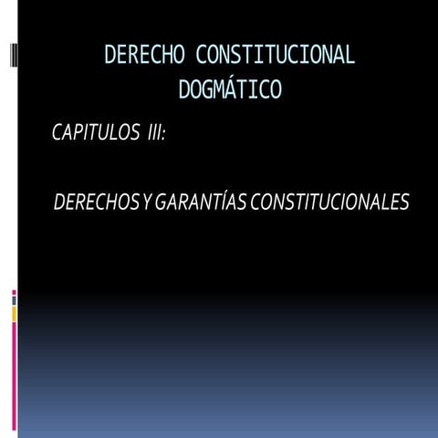Garantias constitucionales