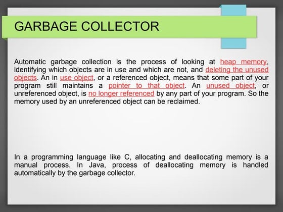 Java Garbage Collection - How it works | PPT