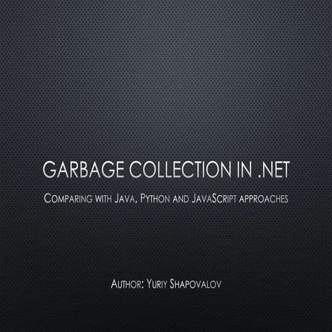 Garbage Collection in .NET
