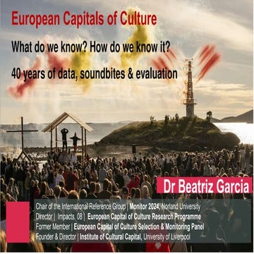 Garcia- European Capitals Of Culture- A History of ECoC Evaluations