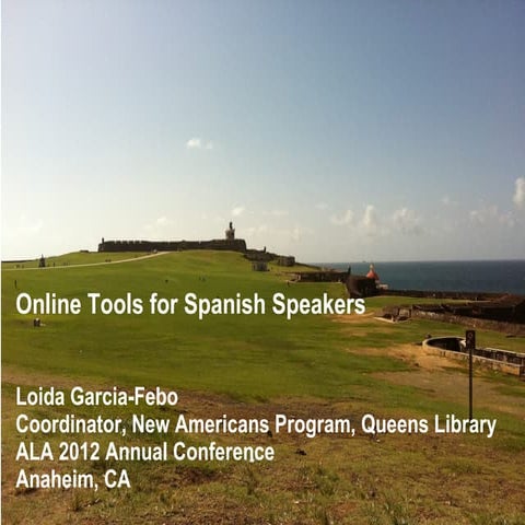 Online Tools for Spanish Speakers