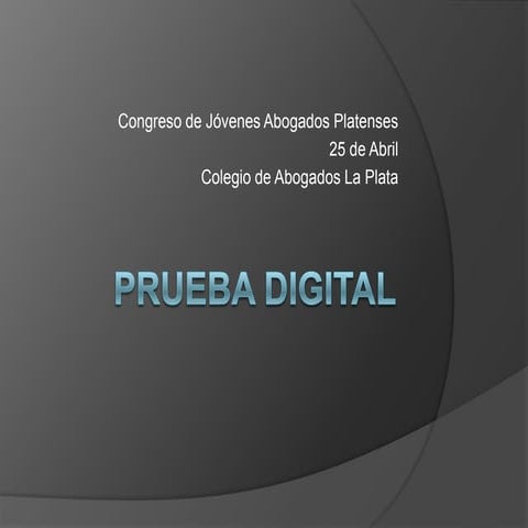 Prueba Digital. Fernando Garcia.