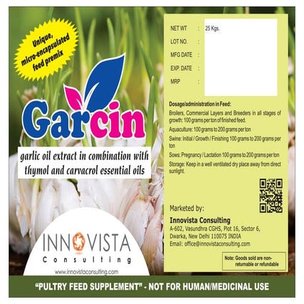 Garcin - an ideal non-antibiotic feed additive in livestock