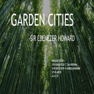 Garden cities