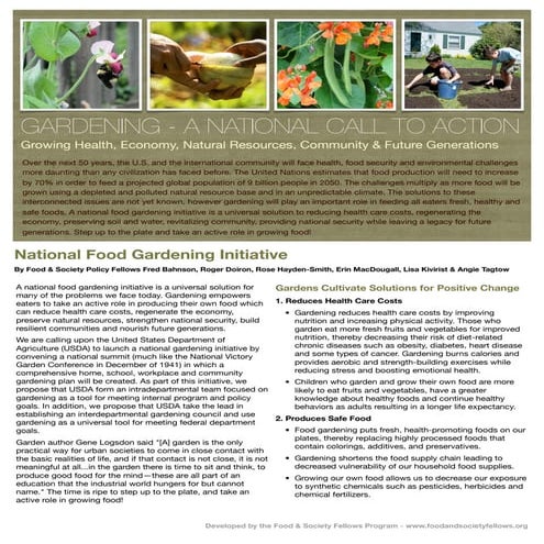 Growing Places Garden Project | PDF