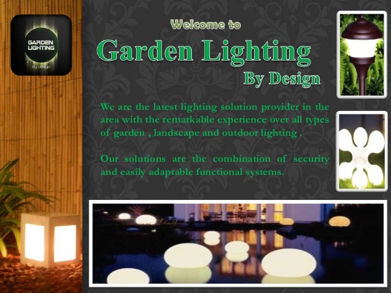 Outdoor Garden Lighting