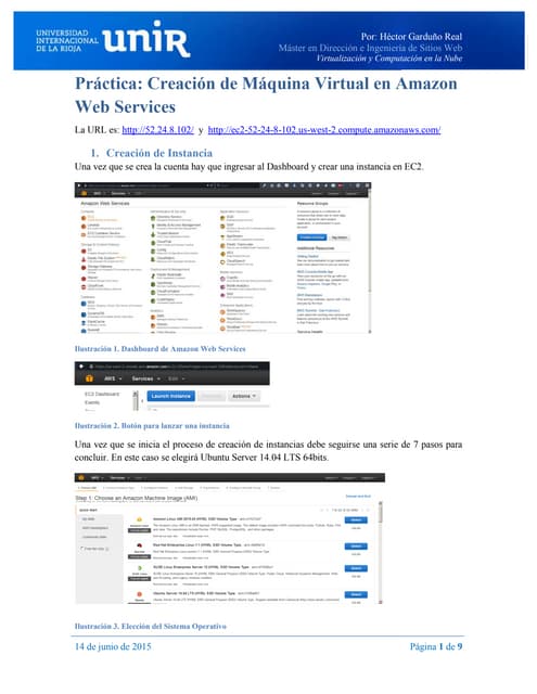 Práctica de Creación de Máquina Virtual con LAMP en Amazon Web Services