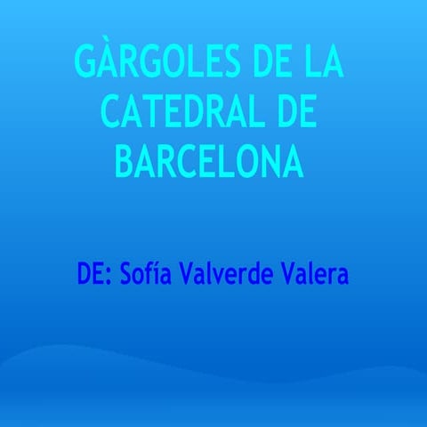 Gargoles de la_catedral_de_barcelona