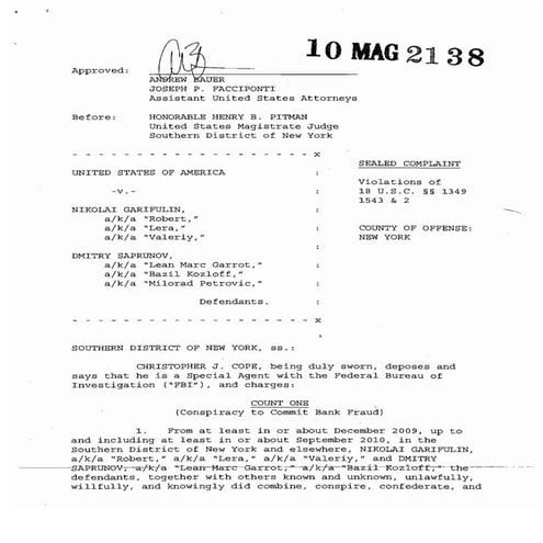 Misyura, marina complaint | PDF