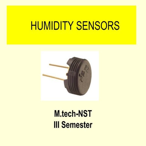 humidity sensor